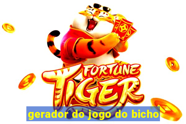 gerador do jogo do bicho